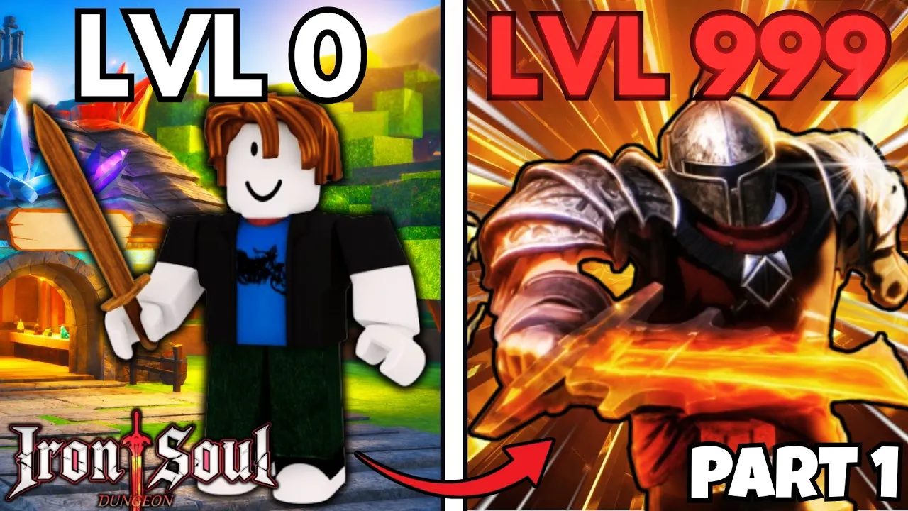 Level 0 to 999 progression in Iron Soul: Dungeon